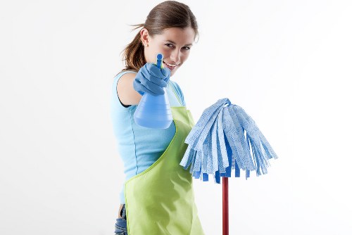 Professional domestic cleaning in an Edgware living room