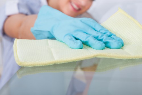 Professional deep cleaning in Edgware focusing on kitchen surfaces