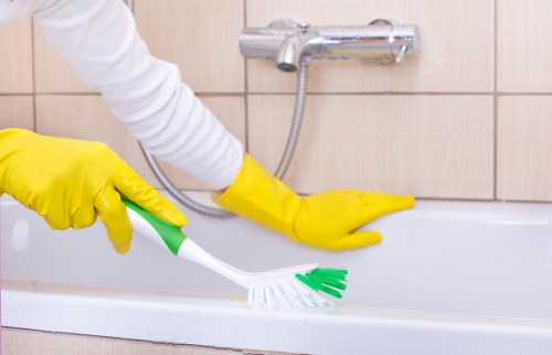 Deep carpet cleaning equipment in an Edgware home