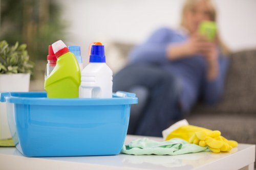 Screen-reader friendly content on a cleaning services page